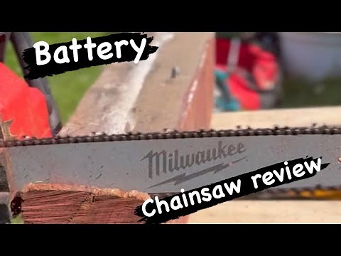 Milwaukee m18 FUEL 16” chainsaw review