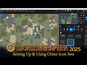 Worldographer 2025 Setting Up and Using Other Icon Sets
