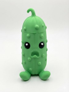 Pouty Pickle Secret Container | 3D Printed the Big Dill Stash Box | Desktop Organizer & Hiding Spot | Unique Novelty Gift - Etsy