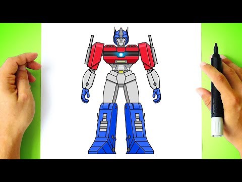How to DRAW OPTIMUS PRIME - Transformers One