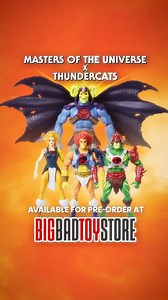 Unite the power of Eternia and Third Earth! ✨ Pre-order these amazing figures from the Masters of the Universe x ThunderCats Origins crossover: Lion-O, Cheetara, Skell-Ra, and Thunder Battle Cat! Available now at BigBadToyStore: Link in bio! #MastersOfTheUniverse #ThunderCatsRoar #ActionFigure #Collectibles | BigBadToyStore