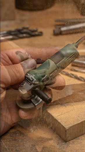 Mini Industrial Grinder in Action (Satisfying Close-Up)