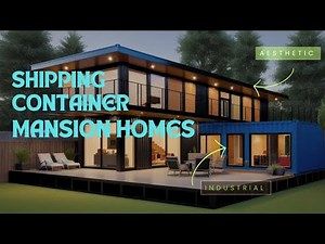 Shipping Container Mansion Homes!