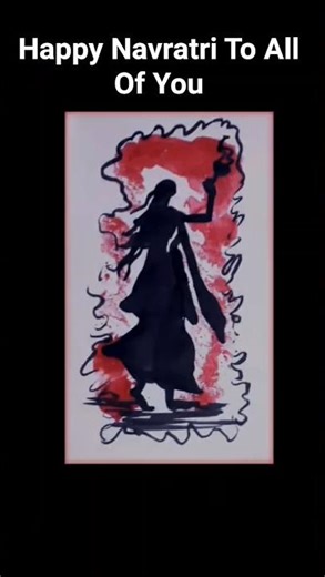 Happy Navratri Special Garba Dance Drawing 💃🎨 | Easy Navratri Art ✨ #shorts