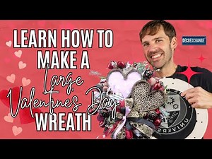 Learn How To Make a Large Valentine's Day Wreath! | DIY Wreath | DecoExchange Live Replay