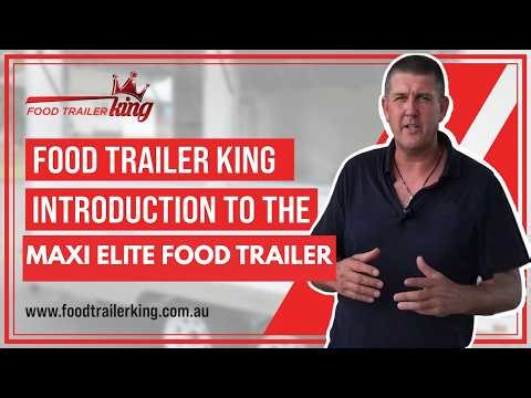 Maxi Elite Food Trailer for Sale Australia 🇦🇺 | Commercial Kitchen Trailer | Food Trailer King