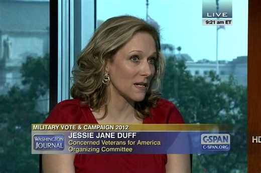 Jessie Jane Duff on Active Duty Military Voting