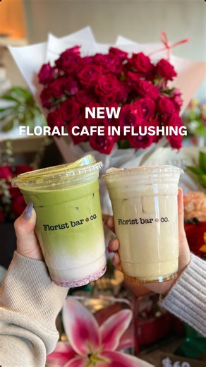 NYC Foodie on Instagram: "NEW Floral Cafe/Bar in Flushing Queens 🌸 @florist_barco 📍 135-18 Northern Blvd Flushing, NY 11354"