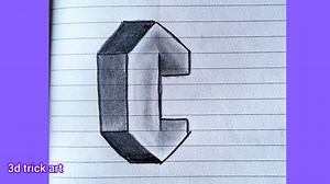 Learn to draw a 3D anamorphic illusion.