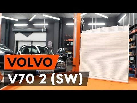 Kuinka vaihtaa raitisilmasuodatin VOLVO V70 2 (SW) -merkkiseen autoon [AUTODOC -OHJEVIDEO]