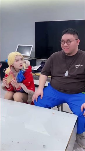 哈利奎茵的贪吃？#shorts #cosplay