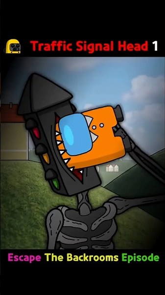 백룸 탈출 Escape The Backroom / Traffic Signal Head 1 #entity #animation #백룸