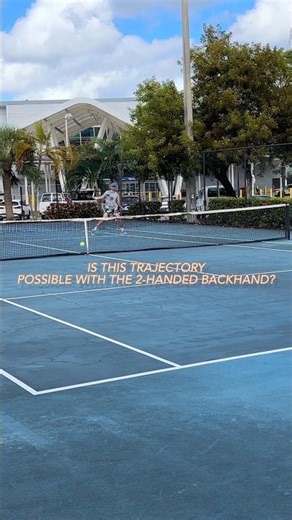 Sharp-Angle 1-H Backhand Crosscourt Winner