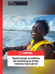 En pleno streaming, IShowSpeed dejó caer al agua su celular chino de 5.000 dólares mientras iba en jet ski en el Caribe 📲 Más información en Unitel.bo #Unitel #Mundo #Telefono #IShowSpeed