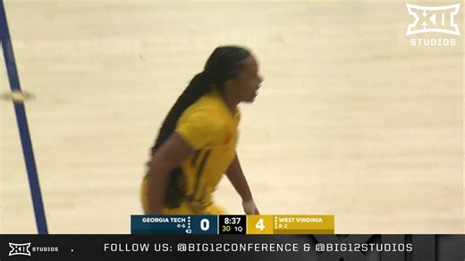 Let her COOKE 👩‍🍳🔥 Gia Cooke Highlights vs. Georgia Tech 🎥 #Big12WBB | WVU Women's Basketball | Big 12 Conference