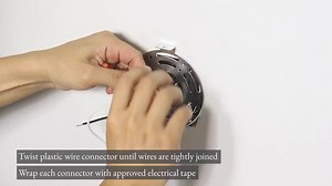 LNC Synthienniser 1-Light Matte Black Modern Acrylic Wall Sconce with Vintage Goldleaf Shade Contemporary Wall Light HA04963W