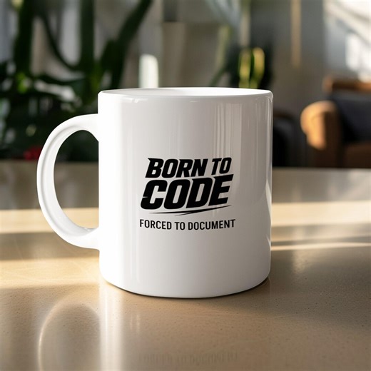 Funny Coder Mug - Born to Code Forced to Document - Programmer Gift for Software Engineer, Tech Humor Coffee Cup, Computer Science Gift - Etsy