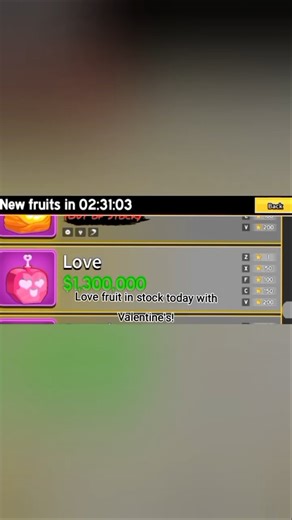 The Valentine's update stat today with thats happened #bloxfruit #roblox