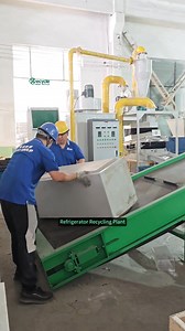 300K views · 2.2K reactions | Old refrigerator recycling plant: E-Waste recycling solutions #ewaste #WEEE #ewasterecycling #Refrigeratorrecycling #OldRefrigerator #recycling #Scrap | Henan Recycle Environmental Protection Equipment Co., Ltd | Facebook