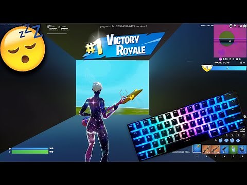 [1 HOUR] Fortnite Relaxing Keyboard ASMR 😴 Sounds Smooth 240FPS Gameplay