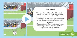 Sports-Theme PowerPoint Background Editable Template