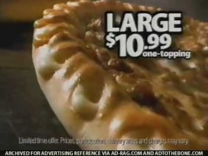 Pizza Hut - Three Cheese Stuffed - Explosion Commercial (2005)