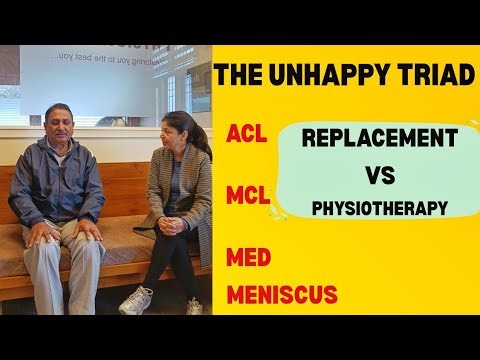 ACL, MCL, MEDIAL MENISCUS, THE UNHAPPY TRIAD, PHYSIOTHERAPY REHAB
