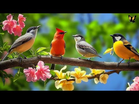Piano Music and Birds Singing 🌿 Relaxing Morning Ambience for Peaceful Mind, Help Work Effectively🎹