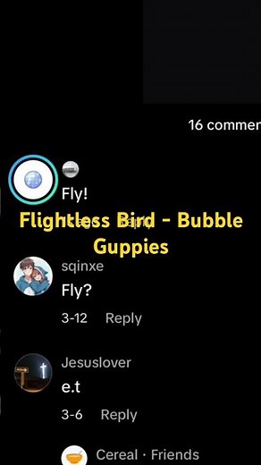 Flightless Bird - Bubble Guppies #pencil #pencilcommenter