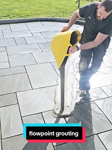 Flowpoint Grouting for Kandla Grey Sandstone Patios