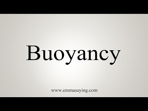 How To Say Buoyancy
