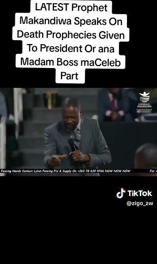 Prophet Makandiwa Speaks On Death Prophecies