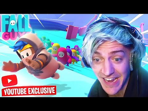 NINJA PLAYS FALL GUYS! YOUTUBE EXCLUSIVE Ft. Timthetatman