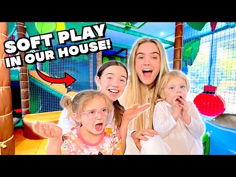 WE BUILT A REAL SOFTPLAY IN OUR HOUSE!!