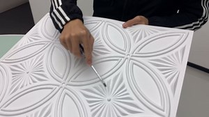 Art3d Decorative PVC Drop Ceiling Tile 2ft x 2ft in White,Glue up Ceiling Panel 24 x 24in.12pcs