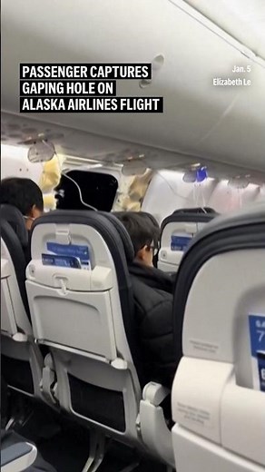 Passenger captures Alaska Airlines 1282 experiences emergency landing