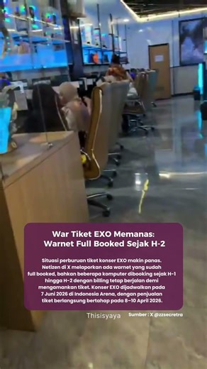 War Tiket EXO Memanas: Warnet Full Booked Sejak H-2 #exo #exol #jakarta #kpop