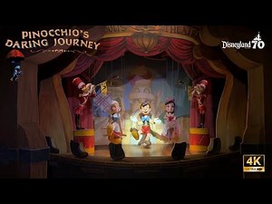 Pinocchio’s Daring Journey 4K Full Ride POV | Disneyland Park