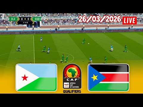 🔴DJIBOUTI vs SOUTH SUDAN ⚽ CAF AFRICA CUP of NATIONS QUALIFIERS ⚽FOOTBALL GAMEPLAY HD PES 2026