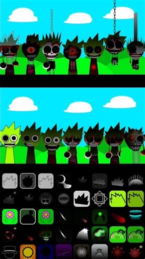 Owakcx 🟢 1-14 Best Phase 🚀⚡🚀 #sprunkiincredibox #sprunki #sprunkimod #shorts #gaming #incredibox