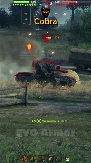 Cobra Best Hit Moments World of Tanks #shorts