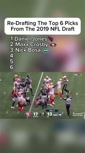 Do you agree with the redraft Re-Drafting the top 6 picks from the 2019 NFL Draft #fyp #xyzcba #nfl