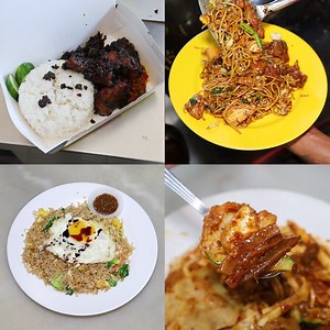 This food court in Subang is where you go for Nasi Ayam Kicap, Mee Mamak, Pasembur, Rojak Sambal Sotong & more 🔥 It’s near to several private universities including Monash University Malaysia. A must-visit for hawker delights!🤤 | KL Foodie