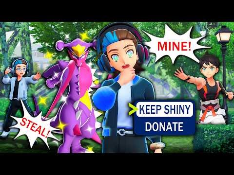 Catch a Shiny Team, then FIGHT but you can steal!