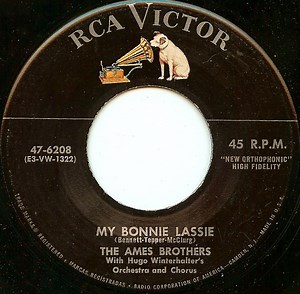 The Ames Brothers - My Bonnie Lassie