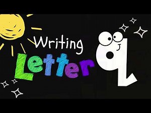 Writing Lowercase q Kindergarten Lesson 5