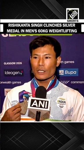Chanambam Rishikanta Singh clinches Silver Medal in men's 60kg weightlifting at Glasgow CWG 2026
