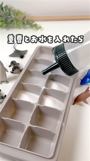 【これ知ってる⁉️】しゅわしゅわ実験❄️おうち遊び本絶賛発売中📚『3歳からのおうち遊び』#おうち時間 #おうち遊び #おうちあそび #子育てママ #実験 魔法の液体はお酢でした✨