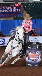 Margo Crowther ✨ Not only is she a CC Western sponsored rider, she’s an incredible horse trainer and badass mom! Here Margo is riding Prisonerr and Saylors Packin Fame at the NBHA WORLD SHOW in Perry, GA Showing us are jeans not only look good but are perfect to ride in 🤩 #ccwestern #western #denim #westernwear #cowgirl #westernfashion #westernstyle #cowgirlstyle #horses #horsesofinsta #barrelracing #barrelracer #nbha | CC Western