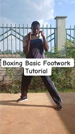 BOXING BASIC FOOTWORK TUTORIAL. How To Side Step In Boxing. #boxingbasicfootworktutorial #shortsfeed